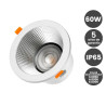 Foco Downlight LED Circular 60W Potencia y color seleccionable 3CCT CRI+92 IP65