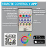 Neón LED Flexible RGB SMART 5M IP67 Control Remoto + APP