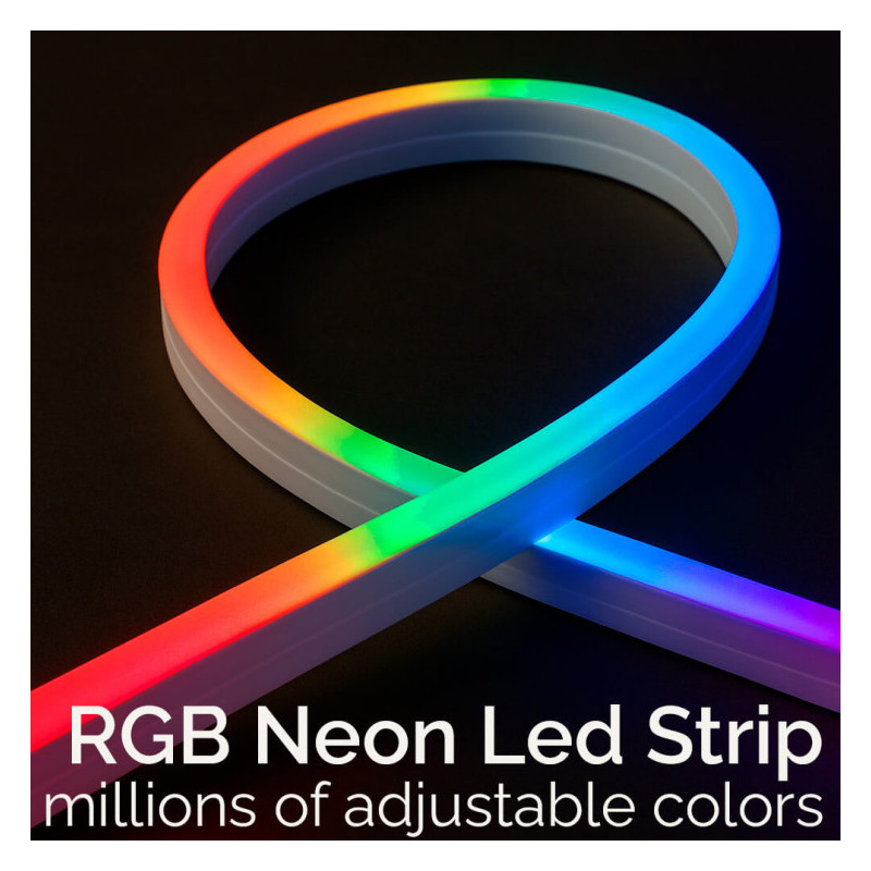 Neón LED Flexible RGB SMART 5M IP67 Control Remoto + APP