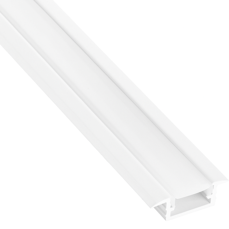 Perfil de encastrar Kit completo Blanco 2 metros