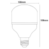 Ledytec - Lámpara LED 33W E27 Alta Resistencia 3.400Lm