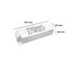Driver Hasta 40W Lifud Regulable 0-10V 25-42V DC 800-1050mA IP20
