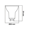 Dicroica LED 6W Cristal GU10 Samsung Chip 5 años de garantia