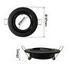 Aro Redondo Negro Orientable para dicroica LED GU10 MR16