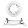 Aro Redondo Blanco Orientable para dicroica LED GU10 MR16