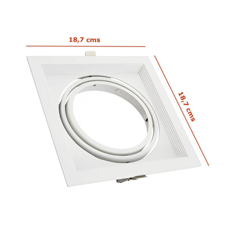 Marco BLANCO orientable para AR111