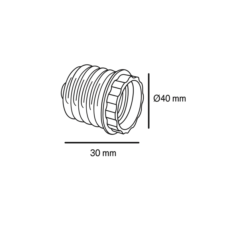 Casquillo Adaptador  E40-E27