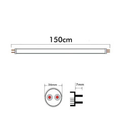 Pack 10 Tubo LED 25W Cristal 150cm 190LM/W ALTA LUMINOSIDAD No FLICK 5 Años de garantía