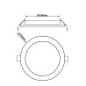 Downlight LED 16W Circular OSRAM CHIP Color Seleccionable UGR17 - 3 años de garantia