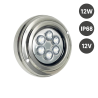 Lámpara LED Sumergible 12W 12V IP68 Acero Inoxidable 316