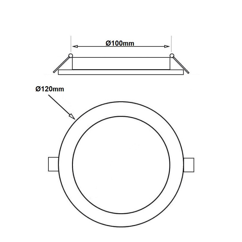 Downlight LED 12W Circular OSRAM CHIP - CCT - UGR17 - 3 años de garantia