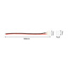 Conector a presión para Neón LED 6x12mm 24V + Tapa Final