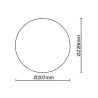 Downlight LED 24W Sin Marco - OSRAM CHIP DURIS E 2835 - CCT
