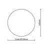Downlight LED 12W Sin Marco - OSRAM CHIP DURIS E 2835 - CCT