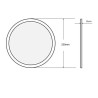 Placa LED Downlight Circular Downlight 20W AJUSTABLE CHIP OSRAM - 3 Años de garantía