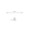 Regleta Estanca LED 30W Interconectable 120 cm IP65