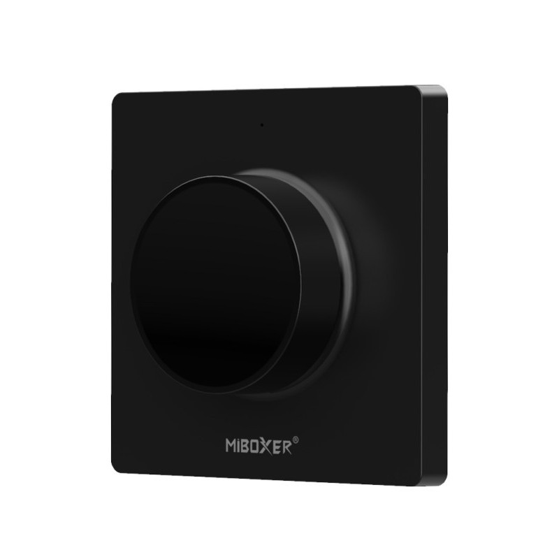 Panel Control remoto RF para Regulador LED Monocolor + CCT 2.4Ghz Negro