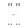 Kit de suspension para carril colgante- 1 metro