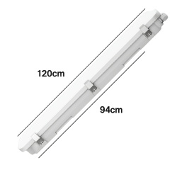 Pantalla Estanca LED 40W 120CM Driver Philips Xitanium 3CCT IP66