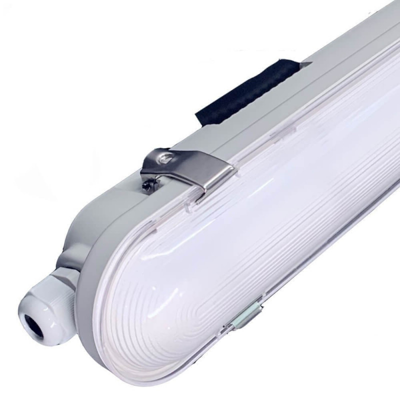 Pantalla Estanca LED 55W Con Sensor Radar y Kit de EmergenciaPhilips Driver XITANIUM COREPLUS EVO CCT 150cm IP66