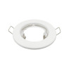 Aro Redondo Blanco Fijo para dicroica LED GU10 MR16