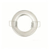 Aro Redondo Niquel Satinado Fijo para dicroica LED GU10 MR16