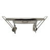 Aro Redondo Niquel Satinado Fijo para dicroica LED GU10 MR16