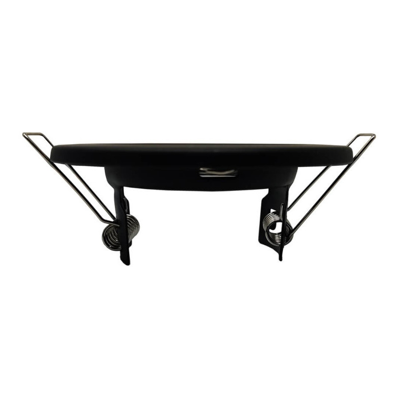 Aro Redondo Negro Fijo para dicroica LED GU10 MR16