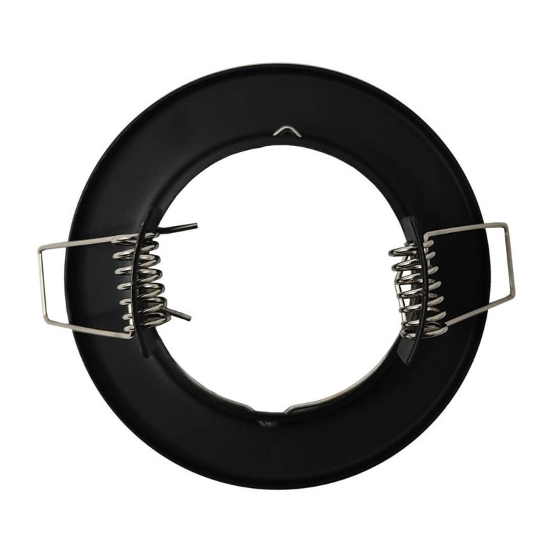 Aro Redondo Negro Fijo para dicroica LED GU10 MR16