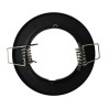 Aro Redondo Negro Fijo para dicroica LED GU10 MR16