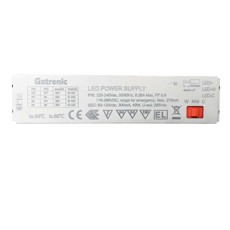 Pantalla Estanca LED 40W OSRAM CHIP 120cm IP66 SMD2835