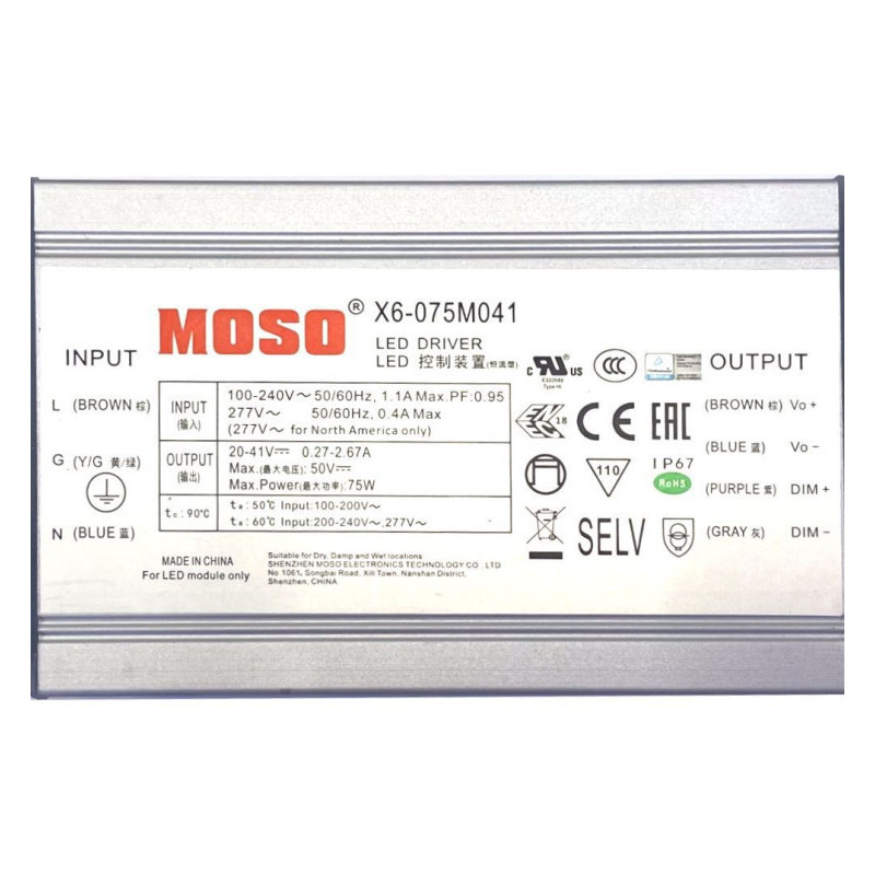Driver Programable Regulable MOSO X6-075M