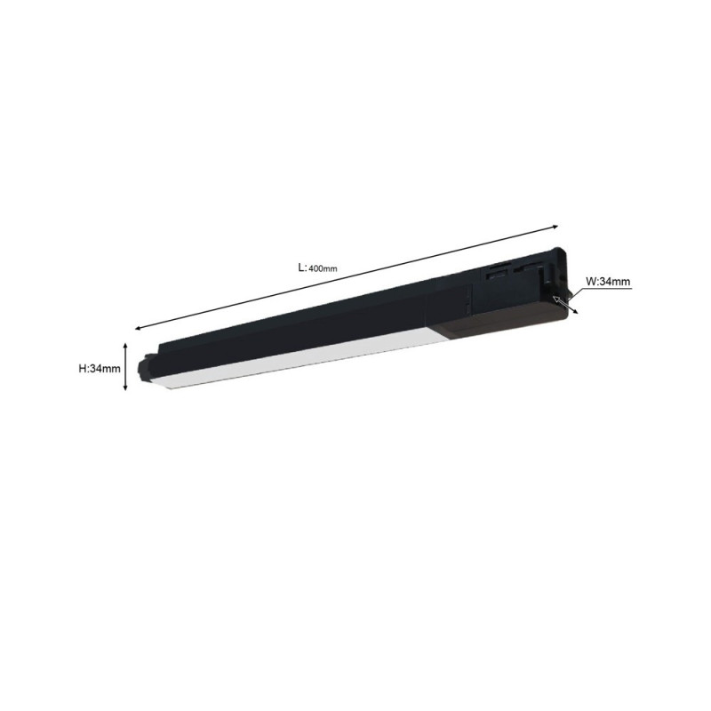 Foco LED 20W LINEAL OSRAM Chip para Carril Monofásico 100º- 3 Años de garantía
