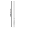 Columna modelo 8230 hasta 4 metros de altura