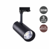 Foco LED 30W Negro para carril Monofasico 24º- 3 Años de garantía