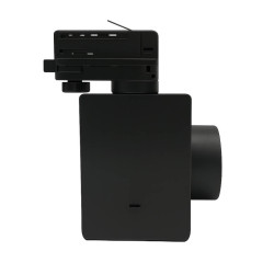 Foco LED 40W Negro Color Seleccionable CCT para Carril Trifásico BRIDGELUX Chip 40º CRI +92
