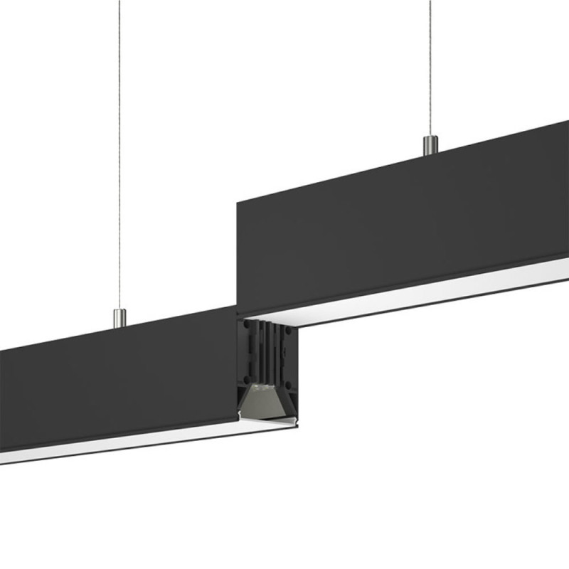 Lámpara lineal Colgante o Superficie LED 20W Interconexión lineal Color Seleccionable 60cm