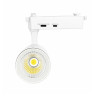 Foco LED 30W-40W Blanco Chip Bridgelux Carril Monofásico Color Seleccionable