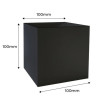 Aplique LED 6W Aluminio NEGRO Doble Luz IP54