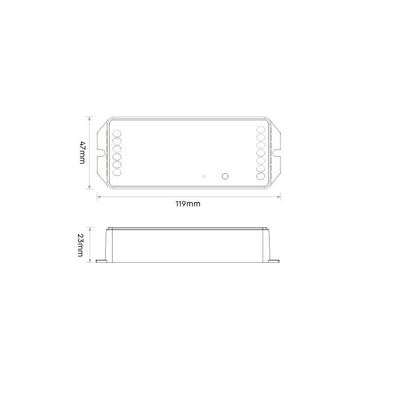 Controlador LED 12V-48V 2 en 1 (2,4 GHz) Salida máx. 20A/canal