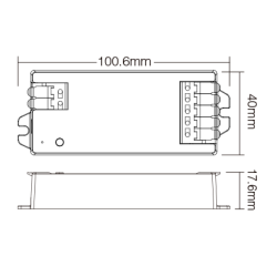 Controlador LED 12V-24V 3 en 1 RGB + RGBW + RGBCCT Smart Wifi (2,4 GHz) Salida máx. 12A/canal