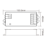 Controlador LED 12V-24V 3 en 1 RGB + RGBW + RGBCCT Smart Wifi (2,4 GHz) Salida máx. 12A/canal
