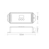 Controlador Regulador LED DL-X DALI 5 en 1 DT8 para tira Monocolor/CCT/RGB/RGBW/RGB+CCT 12/24V DC