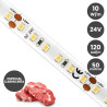 Tira LED Especial Carniceria 24V 10W/M GAMA PRO 50 metros  - 3 años de garantia