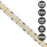 Tira LED 24V 20W/M IP68 GAMA PRO - 240xLED/m Bobina 50 metros - 3 años de garantia