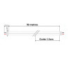 Neón LED Flexible 24V 12W/m - Bobina 50m - 6*12mm