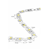 Tira LED Troquelada ZigZag 12V 8W/M IP20 - 120xLED/m Bobina 10 metros
