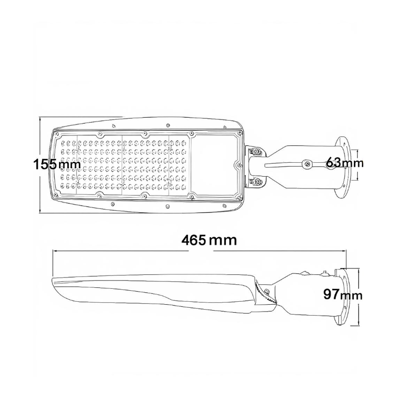 Farola LED 50W LUMILEDS Chip 150Lm/W 3 años de garantia