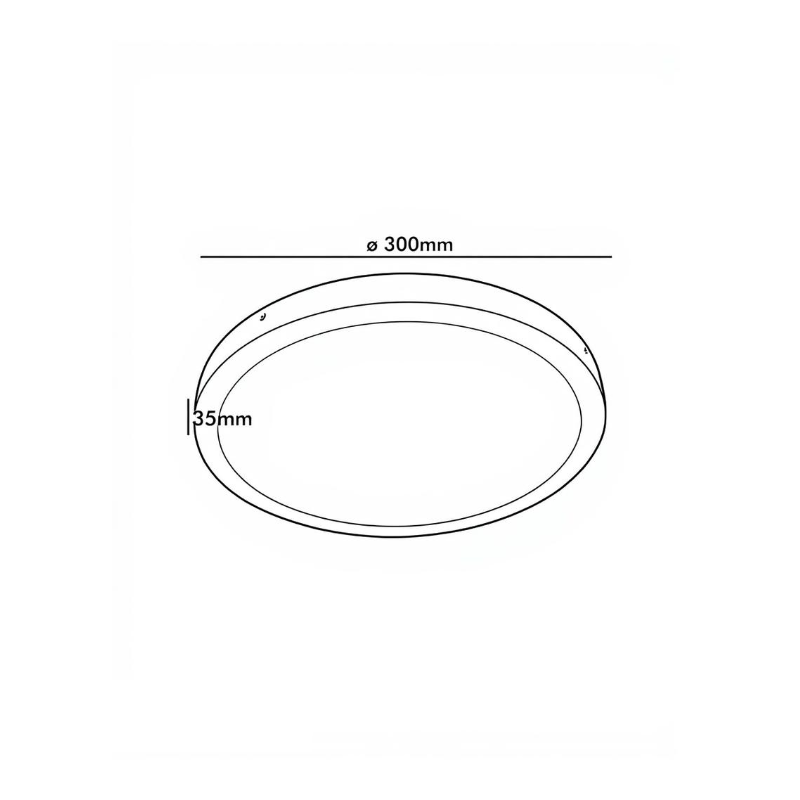 Plafón LED circular superficie 30W - OSRAM CHIP Color Seleccionable