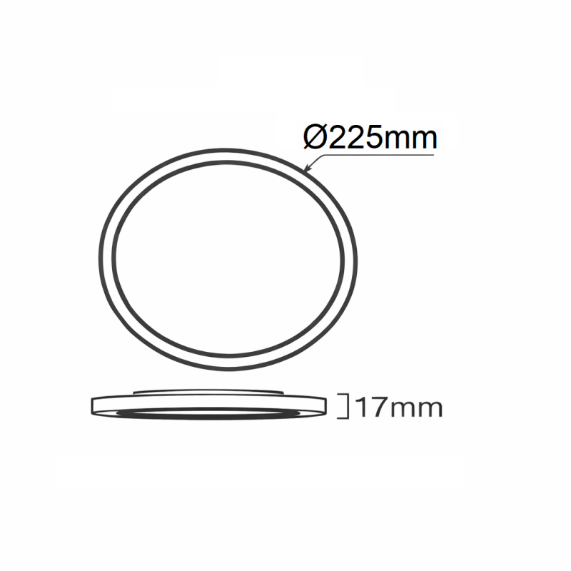 Plafón o Downlight Circular 6W-12W-18W SLIM 3CCT IP44